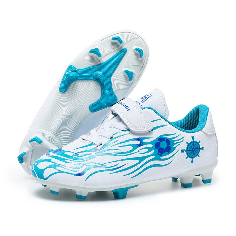 Детские футбольные бутсы 28-39, противоскользящие бутсы из ПВХ TF Merry Stick Botter для мальчиков, футбольные бутсы для соревнований
