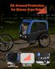 Dog Bike Trailer, Supports up to 30 kg, Pet Cart Bicycle Carrier for Small & Medium Dogs, Easy Folding Frame with Quick Release Wheel, Universal