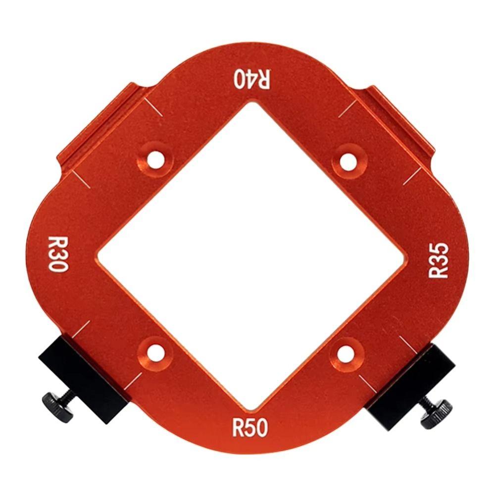 R10-R50 Радиусный шаблон для позиционирования угла дуги 4 в 1 Круглый угловой шаблон для обрезки