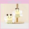 Adorable Cute Cartoon Plush Bee Keychain Doll Backpack Charm With Soft Pp Cotton Filling