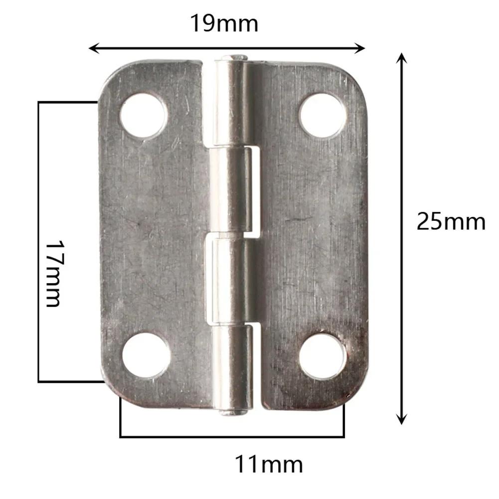 20 шт. Мини-шарнир, антикварный сундук для ювелирных изделий, подарочный деревянный ящик для вина, декоративная фурнитура, мебель, кукольный домик, дверная петля для шкафа