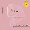 Magic Microfiber Shower Cap Embroidery Towel Bath Hats Dry Hair Cap Quick Drying Soft for Lady Turban Head