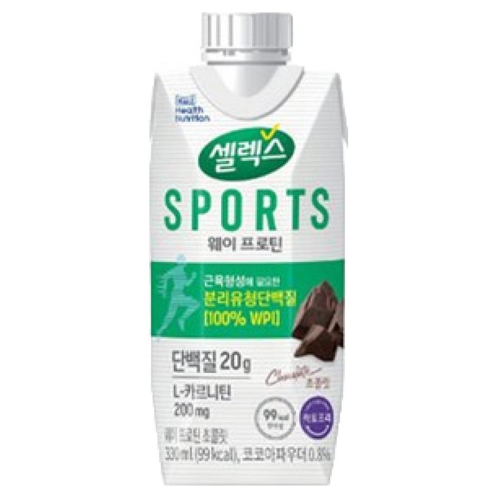 Selex Sports Whey Protein Drink Chocolate 330ml 23 pcs Ingredients: may be subject to change at the manufacturer’s | 330ml 23 pcs
