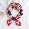 53CM Silk Scarf Small Square Scarf Versatile For Women Spring And Autumn Thin Design Fashionable And Stylish Decorative Scarf Professional Flight