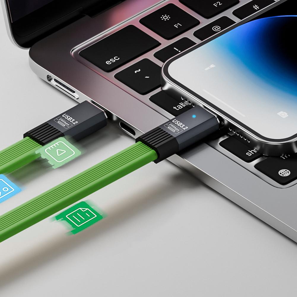 Кабель Type C - USB C PD 100 Вт для быстрой зарядки 20 Гбит/с, кабель USB Type C для iPhone 15 MacBook MateBook Samsung S21