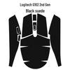 Антискользящие влагопоглощающие наклейки на ножки для мыши Logitech G304/G102 (полностью закрывающие)