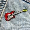New Enamel Pin Electric Guitar Music Instrument Metal Connector Gift Birthday 1pc