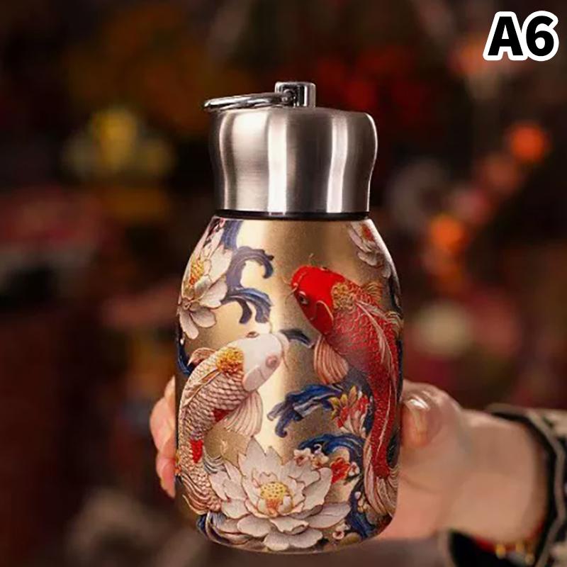 316 Нержавеющая сталь Изолированная кружка 300 мл Герметичная кружка для кофе Прочная Портативная Тонкая Термокружка для кофе Бутылка для воды