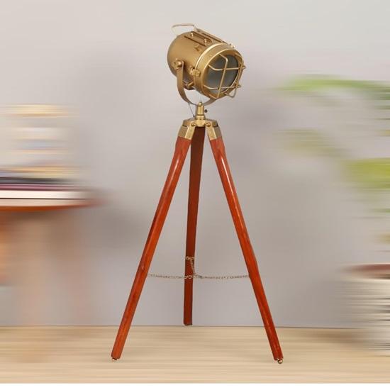 Упаковка из 1 шт. Напольный светильник Spotlight Tripod, латунь,