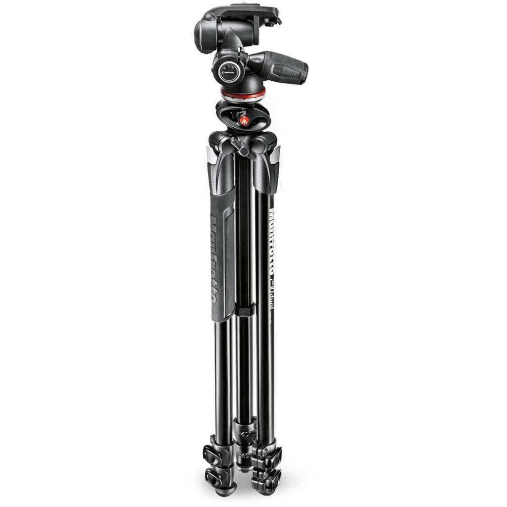 Manfrotto Серия 290 Двойной Алюминиевый Штатив с Головкой Комплект 3 секции 3-сторонняя (MK290DUA3-3W)