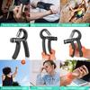 Grip Strength Trainer 5-60KG Resistance Adjustable Men Women Forearm Exerciser Hand Grip Power Strengthener Developer Fitness Equipment