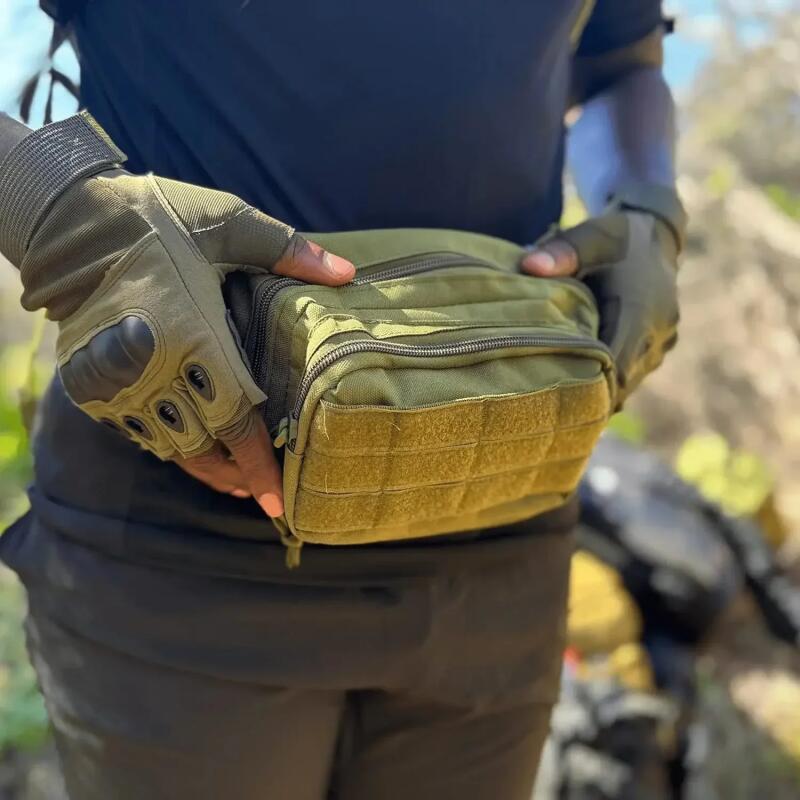Packs for Men Nylon Shoulder Hiking Tactical Multi-function Waist Pack Fanny Mobile Phone Bag Sports High-capacity Waist Bag