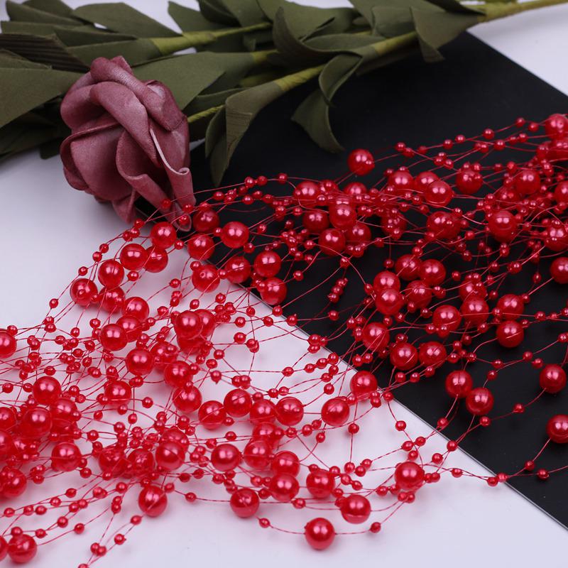 8+3 Звездное небо жемчужная цепочка с бусинами и фонариками для украшения свадьбы цветами