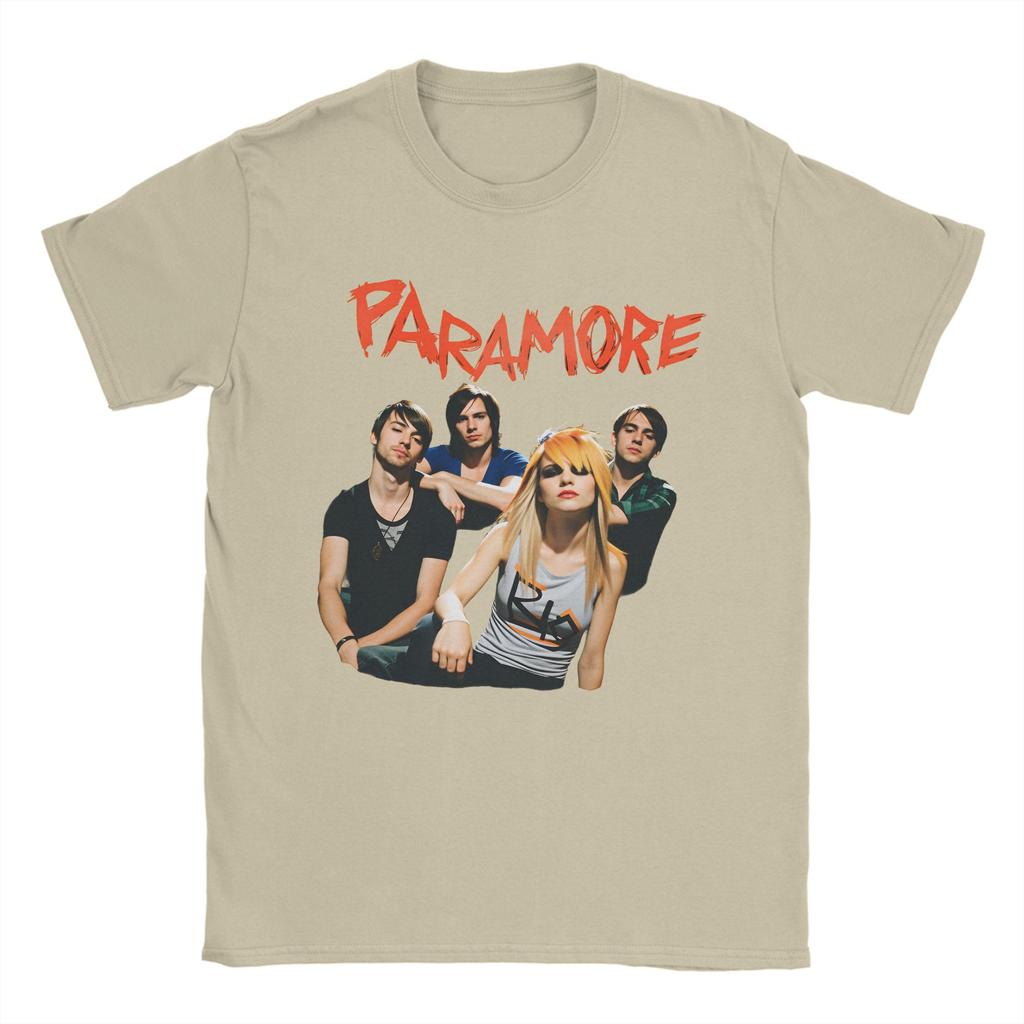 Paramore Band Cotton TShirt For Mens Summer Vintage T Shirts O Neck Leisure Tees Plus Size Cheap Clothes