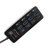 USB USB Hub with 20cm Input Type Output Type A X 4 St.espoir 3.1 4-port ON/OFF Switch, Black, Cable, High-speed Transfer, A,