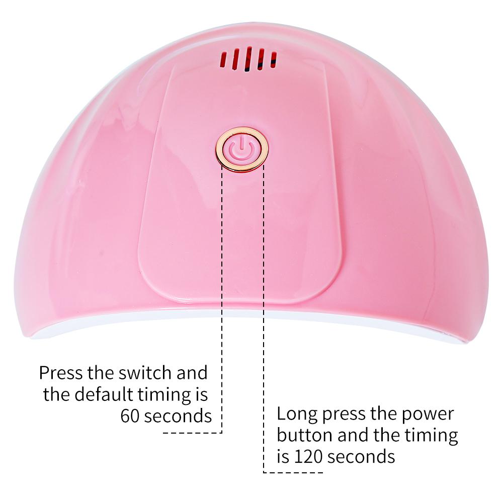 Лампа для ногтей, сушилка для ногтей, автоматический датчик, портативная светодиодная сушилка для гелевых ногтей, профессиональное маникюрное оборудование, инструменты