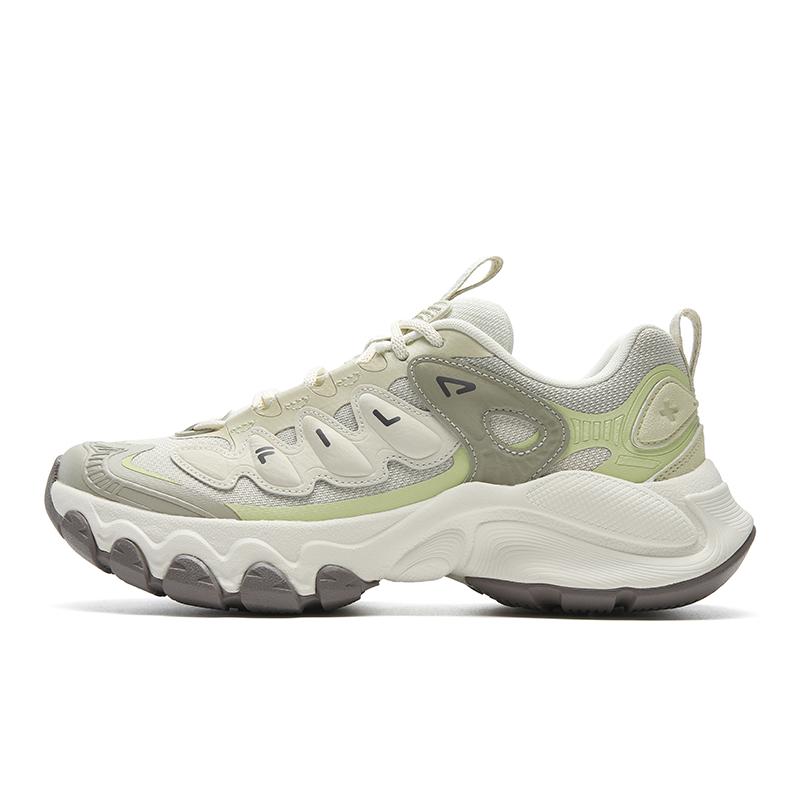 Women's Sneakers FILA TRUFFLE Low top Chunky Sneakers Women's Frosty Yellow Tide Brown
