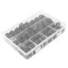 145PCs Hex Nut Cap Black PE Protective Fastener M4‑M12 Bolt Cap Industrial Accessory WJ‑10‑0005