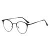 Metal Full Frame Myopia Glasses Frame Student Party Can Be Matched With Male And Female Anti-Blue Flat Glasses