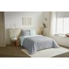Parure De Couette 3 Pièces Réversible "Duo Premium" 240 X 220 Cm Nuage/Menthe