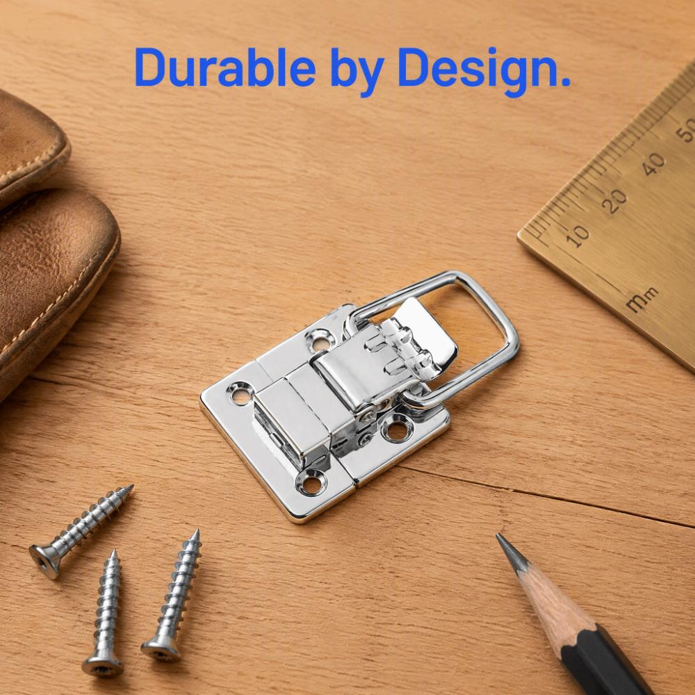 10pcs 30*44mm Toggle Latch Catch Silver Fastener Toggle Latch Hasp Latch Hardware  Jewelry Box