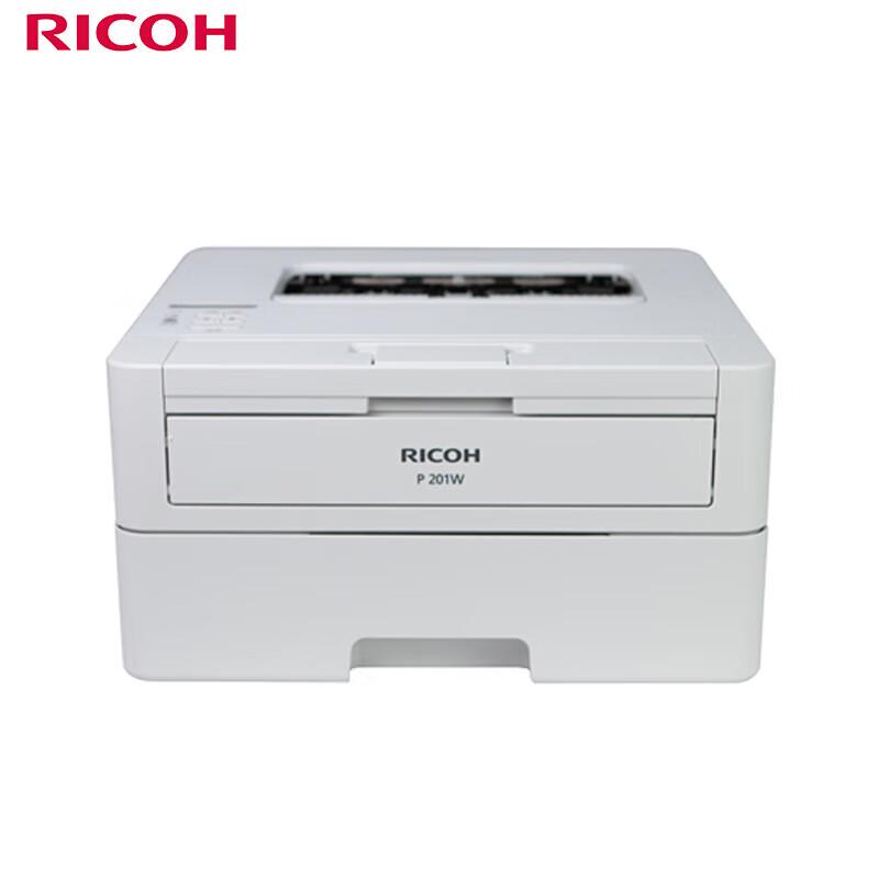 Лазерный принтер Ricoh P 201W, формат A4, черно-белый, штепсель CN (адаптер в комплекте)