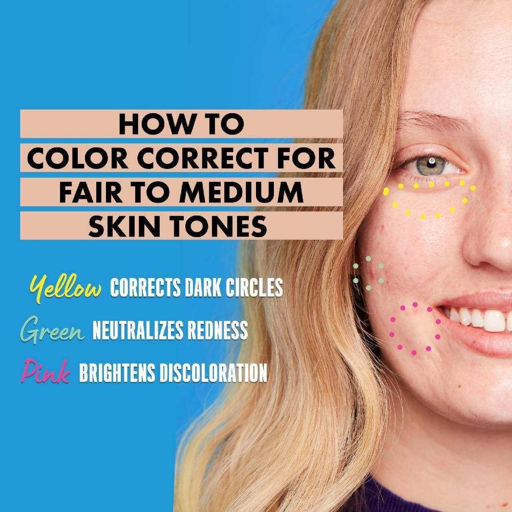 Палитра корректирующих средств Nyx Professional Makeup Concealer Color Correcting с легкой формулой 9 г