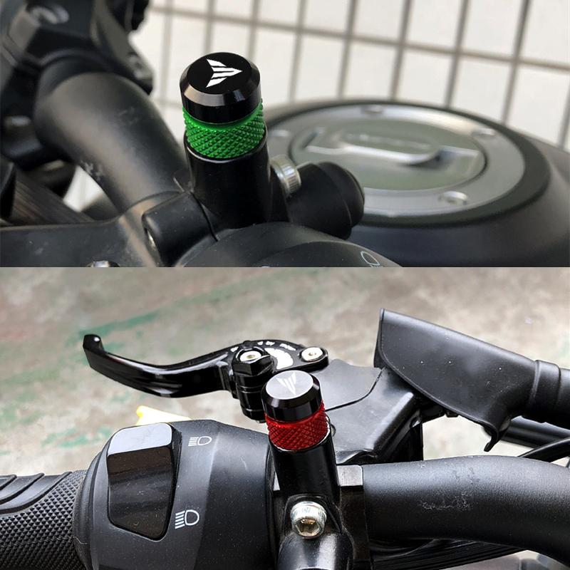 For Yamaha MT07 MT09 MT10 MT25 FZ09 FZ07 MT 07 09 10 25 Motorcycle M10*1.25 Aluminum Screws Bolts Mirror Hole Plugs Cap