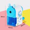 Rotating Pencil ener Cute Portable Efficient Hand Crank Manual Pencil ener for Students