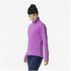 Mizuno Stretch Fleece Training High Long Vivid Orchid Size M Women's Shirt, Neck, Sleeve, Heather, (Product Code 32MAA840)