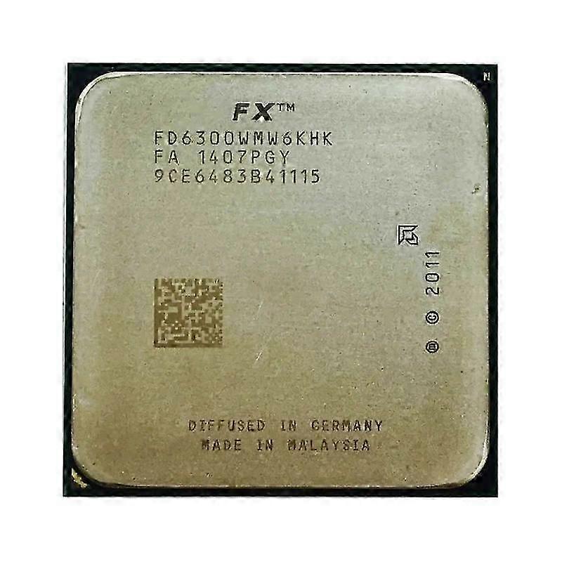 6-ядерный процессор AMD FX-6300 с базовой тактовой частотой 3,5 ГГц, кэш-памятью L3 объемом 8 МБ и TDP 95 Вт для материнских плат с сокетом AM3+