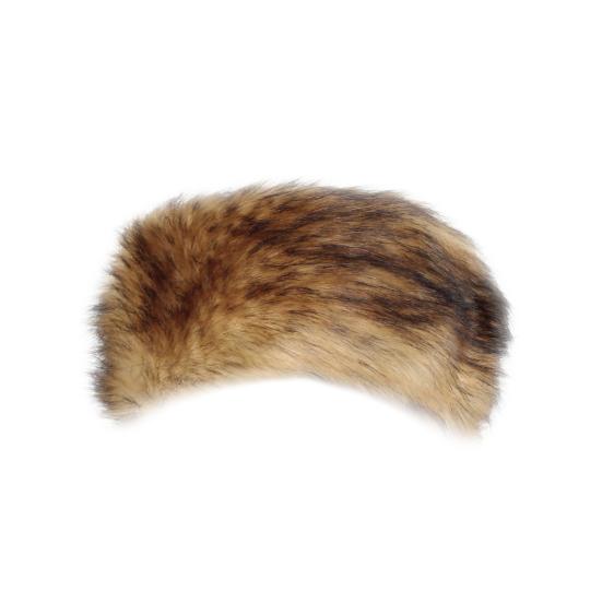 Женская повязка на голову, цветная универсальная утолщенная тюрбан из искусственного меха, широкая шапка для катания на лыжах