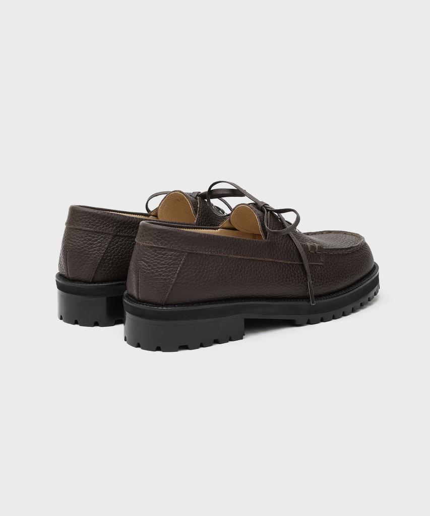 Firenze Atelier [Vibram] Стандартная Повседневная Подошва Лоферы 5099 [Коричневый Emboss]