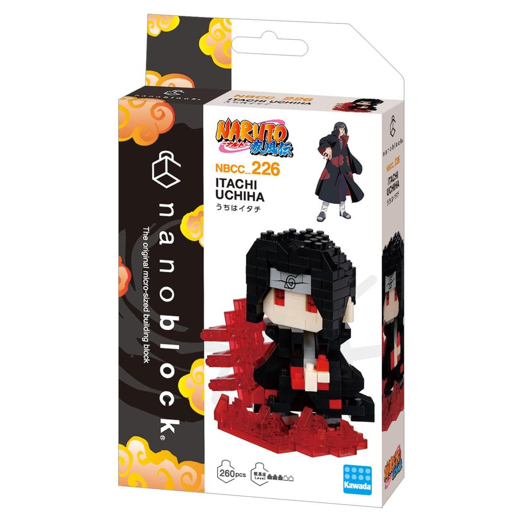 Kawada Nanoblock "NARUTO Shippuden" Uchiha Itachi NBCC226 3 x 10.5 x 18 cm Ages 12 and up Interior Hobby NBCC226