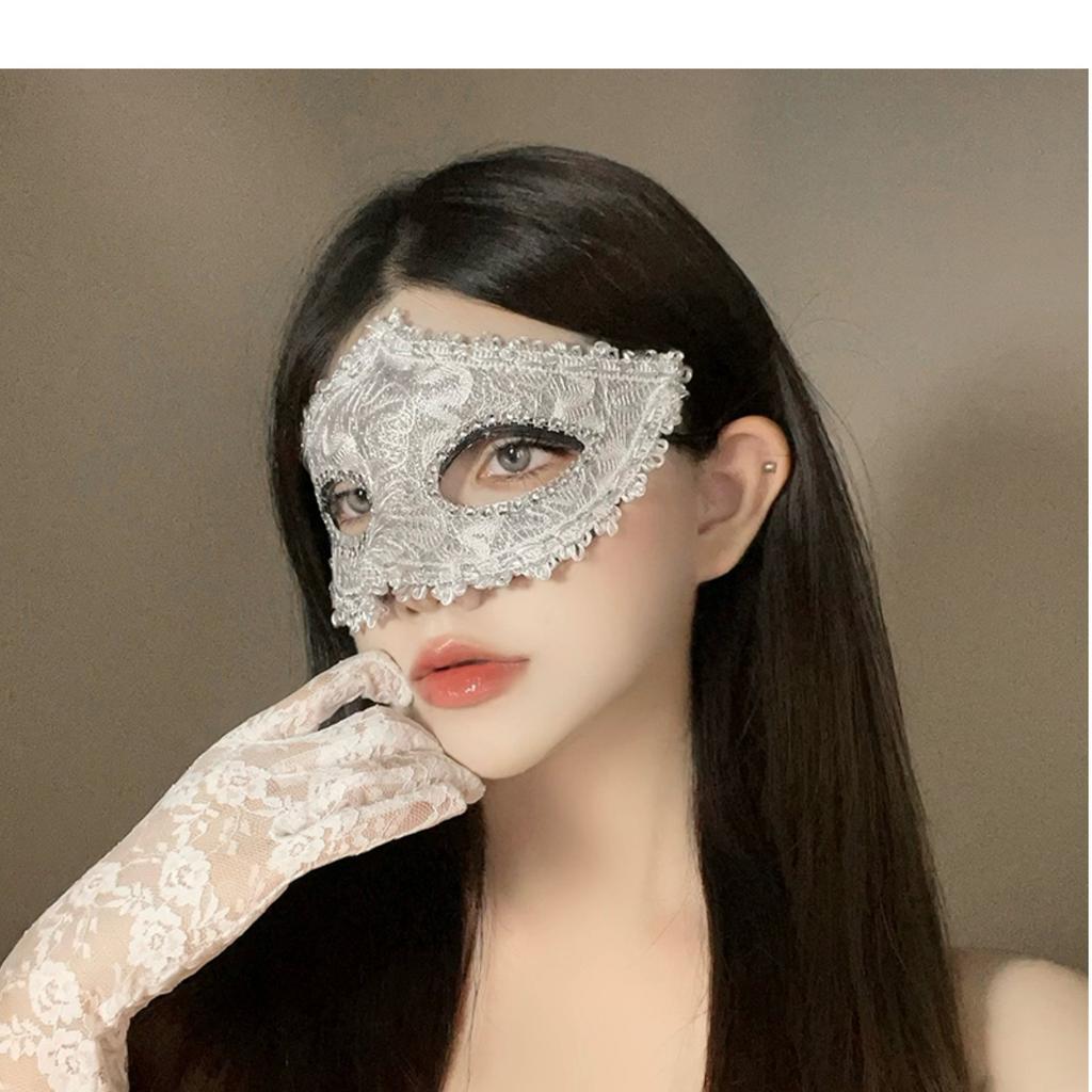 Маска-шар для влюбленных, полумаска для лица, праздничная маска с кружевным узором для вечеринки, маска для взрослых и детей, маска для глаз