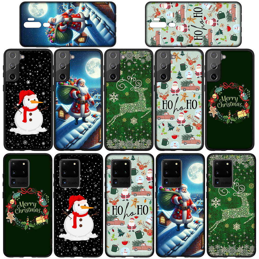 Чехол для iPhone 17 16 15 Xiaomi Poco F8 F7 X7 X6 M8 C85 C75 C71 Redmi Note 14 13 12 11 Pro Max A3 A4 14C 13C 15C Декор Чехол с елочкой Merry Christmas
