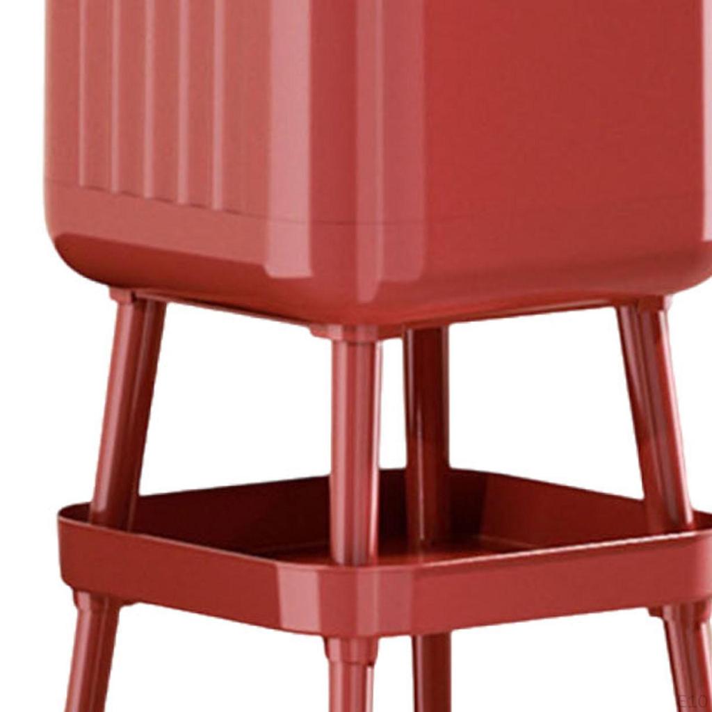 Современная большая мусорная корзина на колесиках без крышки для офиса, кухни, ресторана, ванной комнаты.