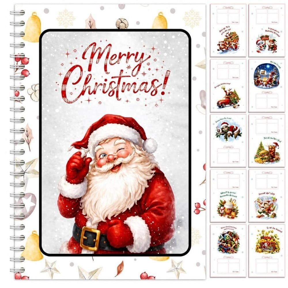 Booklet Format Gift Card Book Christmas Theme Gift Card Organizer Teens