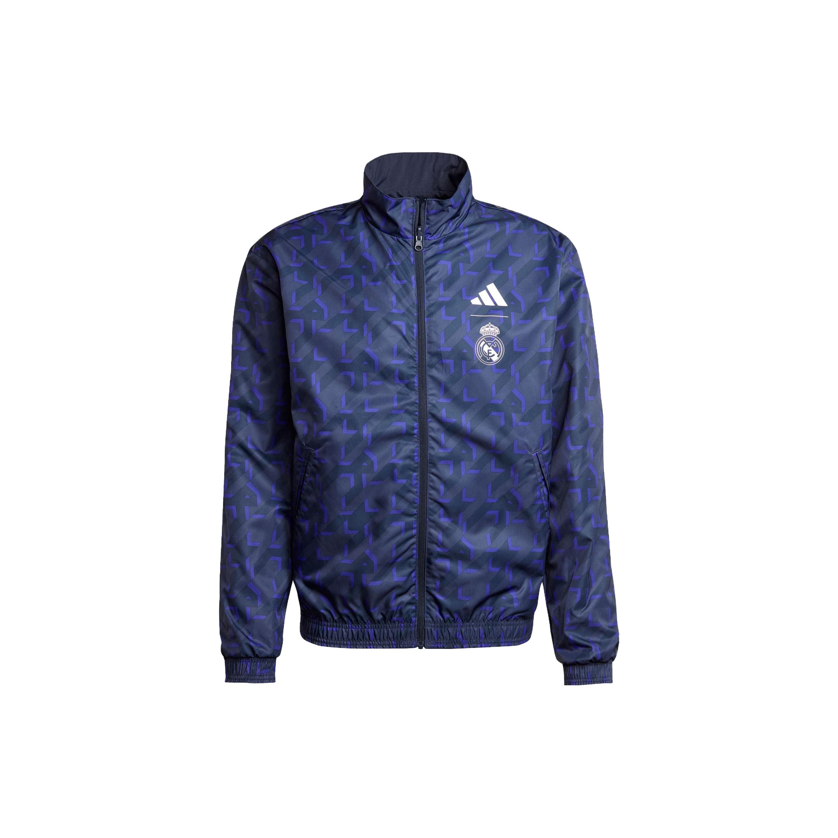 Adidas Real Madrid Anthem Jacket Двусторонняя повседневная