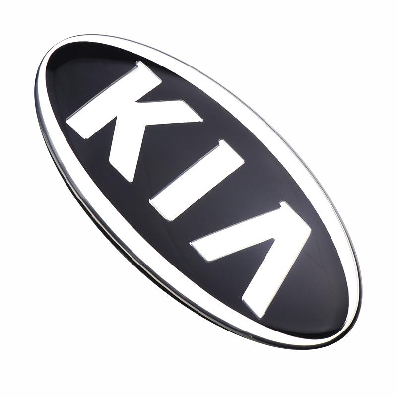 AXADSN1 ABS Car Steering Wheel Logo Emblem Sticker Decals For KIA GT Sportage Ceed Sorento Cerato Optima Picanto Rio Soul k5 Stonic K4