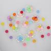 Пластиковые бусины конфетных цветов: Круглые упругие мячики без отверстий для детских DIY украшений, поделок и пуль для игрушечных пистолетов.