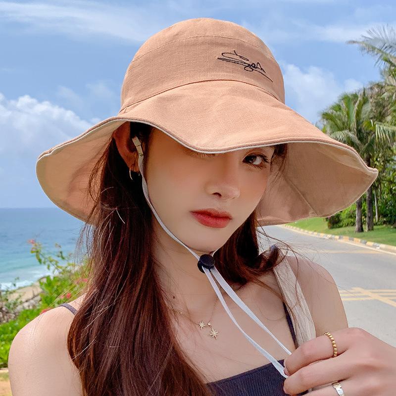 Маленькая панама-ведро с ромашками, двухсторонняя, для весны и осени, с широкими полями, для защиты от солнца, летняя женская панама с защитой лица от солнца