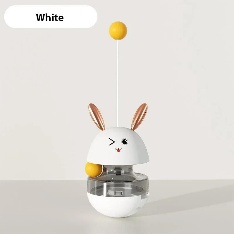 Интерактивная игрушка для кошек, диспенсер для еды, игрушки с катящимися шариками, забавная медленная кормушка для кошек, тренировочный мяч для IQ для котят