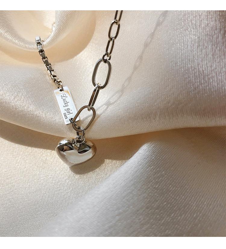 ANENJERY нежный браслет ручной работы серебряного цвета с сердцем любви для женщин тайский серебряный браслет ювелирные изделия в подарок S-B397