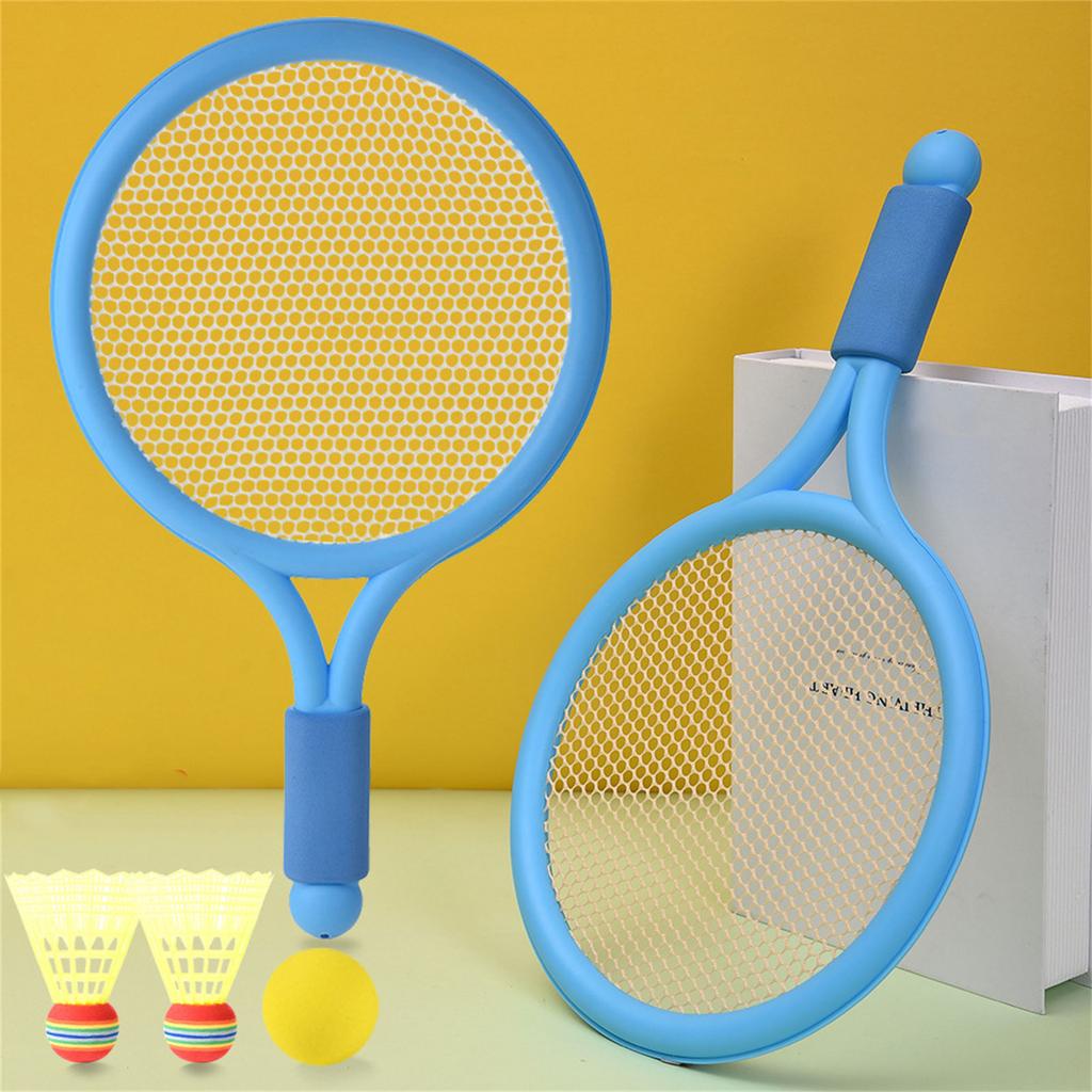 Kids Tennis Racquet Set Badminton Racket with Tennis and 2 Shuttlecocks for Indoor and Outdoor Backyard Beach Sport Game