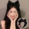 Fashion Black Bow Head Band Big Size 3D Hair Hoop Women Elegant Barrettes Headwear Girls Hair Accessories