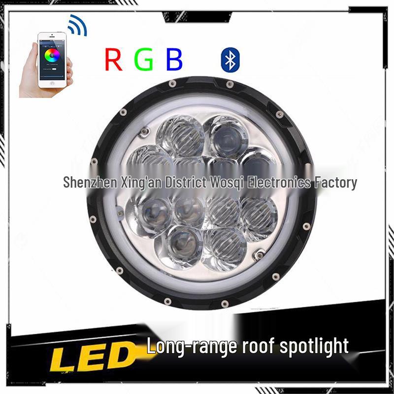 7-дюймовые 5D RGB светодиодные фары для Jeep Wrangler и Harley Davidson