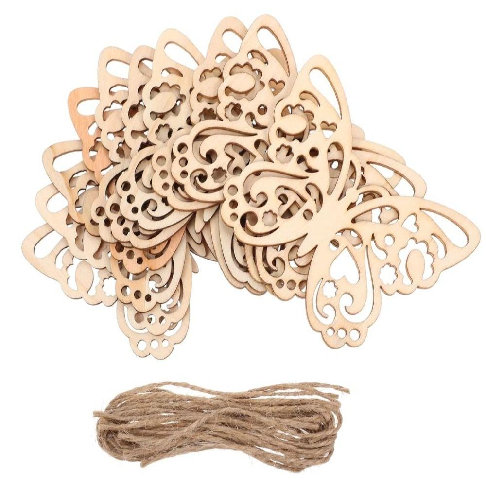 10 шт. 90 мм*69 мм Незаконченные деревянные вырезы Деревянная заготовка Деревянные украшения Подвесные украшения