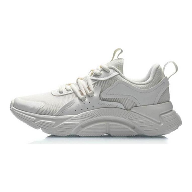 Li Ning Нескользящие Легкие Низкие Беговые Кроссовки Женские Белые ARHQ116-2