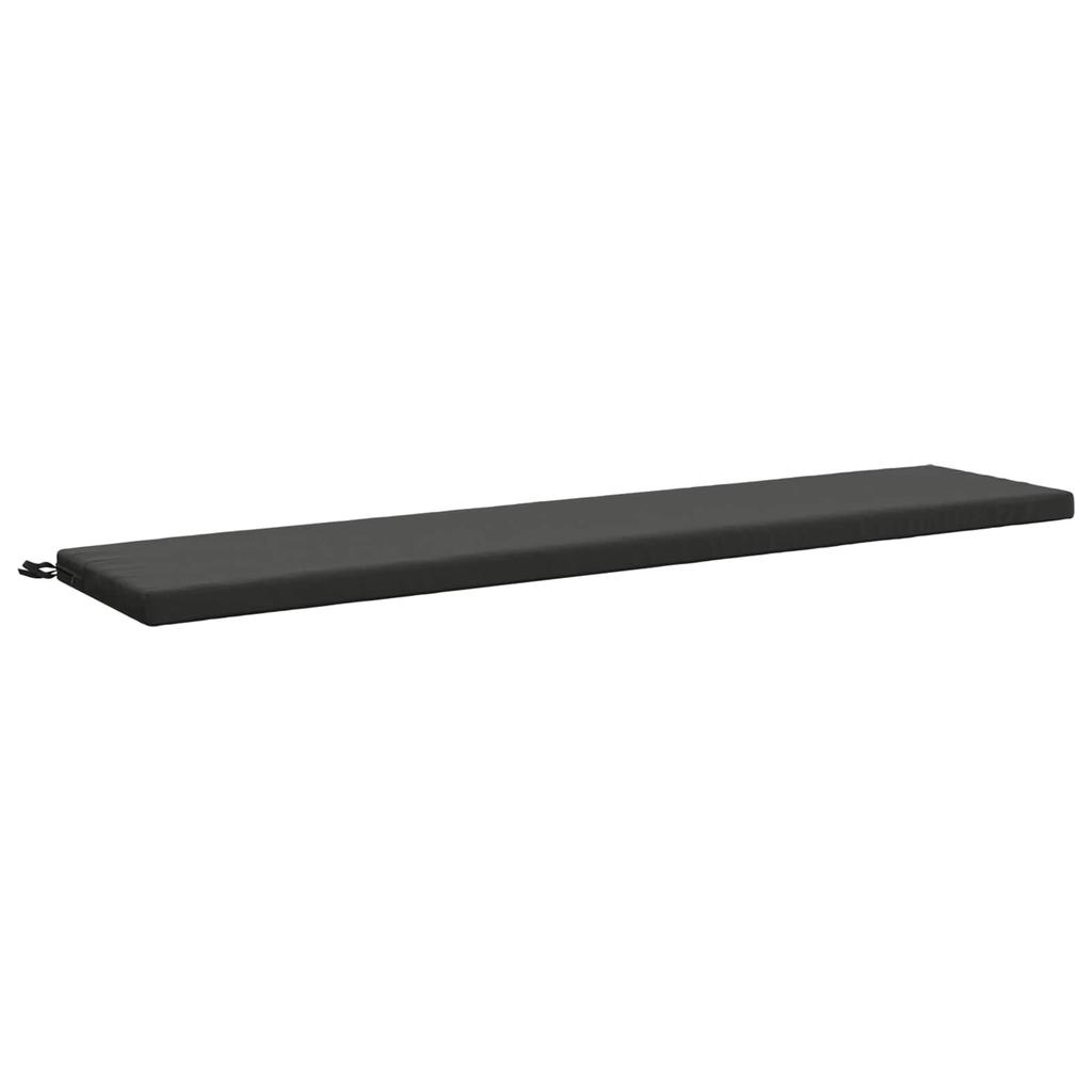 Bench Cushion SOEST 100percent Polyester Anthracite 200 x 40 x 5 cm